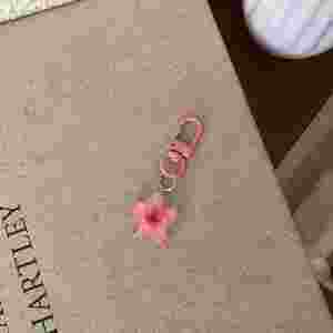 Porte-clés fleur transparent coloré, pendentif en résine mignon avec pétales, breloque de sac style Ins et décor pour écouteurs, commandes personnalisées en gros - Product Image 4