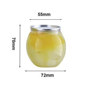 Bouteille de boisson en plastique PET transparente en forme de boule de 250/330/500 ml pour thé à bulles et jus, avec impression sérigraphique et ouverture facile - Product Image 4