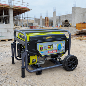 Factory Wholesale 220V 50/60Hz Open Frame <b>Gasoline</b> <b>Generator</b> Recoil Start Easy-Carry Job Power Supply - Product Image 2