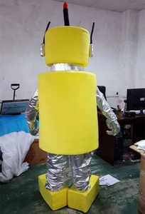 2026 nuevo Robot hombre mascota disfraz cabeza <span class=keywords><strong>de</strong></span> espuma Cosplay fiesta carnaval disfraz adulto vestido chico cumpleaños publicidad <span class=keywords><strong>baile</strong></span> boda - Product Image 2
