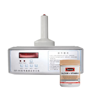 <b>Mini</b> Semi-automatic Lightweight PP PET Seal <b>Bottle</b> Aluminium Foil Lid Jar Honey Sauce Electromagnetic Induction Sealing Machine - Product Image 1