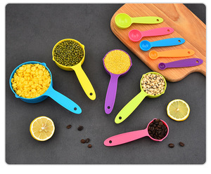 Juego <span class=keywords><strong>de</strong></span> 5 piezas <span class=keywords><strong>de</strong></span> tazas medidoras ajustables <span class=keywords><strong>de</strong></span> plástico coloridas, <span class=keywords><strong>cucharas</strong></span>, tazas multifuncionales para hornear <span class=keywords><strong>de</strong></span> 250ml - Product Image 3