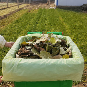 Grand sac à déchets robuste pour jardin 40 55 60 70 95 gallons poubelle noire biodégradable solide sacs à ordures en plastique pour aliments - Product Image 3