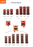 Télécommande sans fil industrielle LCC Q606 12V/24V à double vitesse pour pont roulant 433MHz