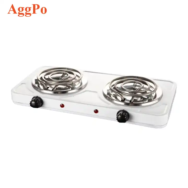 2000W Portable Electric Double Burner Hot Plate Cooktop Kitchen Cooking  Stove US