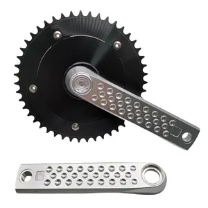 factory customized Wholesale Bicycle Crank Alloy Road Bicycle Crankset Bike Crankset Cheap Bicycle Alloy Chainwheel And Crank