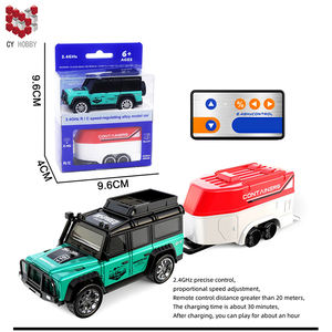 <span class=keywords><strong>2</strong></span>.4G高精度迷你遥控汽车儿童玩具遥控迷你越野皮卡带拖车玩具车玩具儿童礼品 - Product Image 5