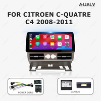 Para CITROEN 2008/C4 2011-12,3 marco estéreo de coche Android plateado 10,25 pulgadas/pulgadas reproductor Multimedia de montaje en tablero GPS portátil