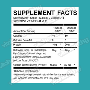 วิต้า โออีเอ็ม คอลลาเจน พาวเดอร์ บำรุงร่างกายด้วยคอลลาเจน 6 ชนิด คอลลาเจนบริสุทธิ์จากธรรมชาติ ผู้จัดจำหน่ายส่วนผสมจากธรรมชาติ - Product Image 2