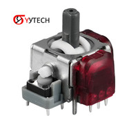 Joystick TMR Hall SYYTECH RS13 pour manette PS5, pièces de rechange rouges