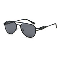 Lunettes de soleil polarisées unisexe best-seller transfrontalier, monture intégrale élégante, protection UV, lunettes de soleil en métal de haute qualité