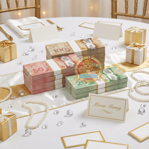 Billetes de <span class=keywords><strong>Dólar</strong></span> Canadiense de Juguete, Plástico Ultrafino, Holográficos, Duraderos, Antideslizantes, No Tóxicos - Product Image 4