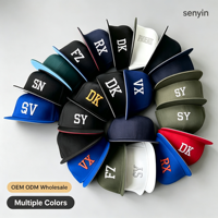 Casquettes Snapback personnalisées avec logo, multicolores, 6 panneaux, visière plate, réglables, style hip-hop, vente en gros