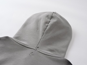 ODM OEM Vente en gros Sweat-shirt à capuche zippé imprimé par pulvérisation 430 g/m², style graffiti, effet délavé vintage - Product Image 5