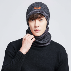 Moda invernale Set maglia cappello e scaldacollo elegante sciarpa guanto Combo - Product Image 1