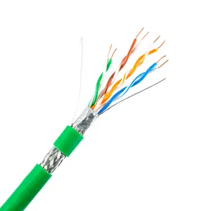 Yingxin工場直接供給価格cat5e/cat6/cat7 SFTP屋内LANケーブル23または24AWGRJ45通信ケーブル