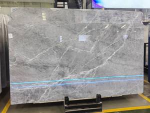 Мраморная плита SH <span class=keywords><strong>STONE</strong></span> Grey Emperador, полированная, глянцевая, большая, водонепроницаемая, для стен, современных вилл, кухонь, натуральных полов, столешниц для ванных комнат - Product Image 4