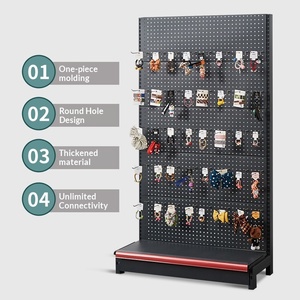 Présentoir multifonctionnel en métal pour accessoires de téléphonie mobile, bijoux, papeterie et outils – Idéal pour supermarchés - Product Image 1