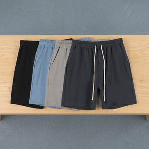 Pantalones Cortos Casuales de Verano para Hombre, 100% Algodón Premium, Transpirables, de Secado Rápido, Antiarrugas, de Lona de 120G, Cintura Media - Product Image 4