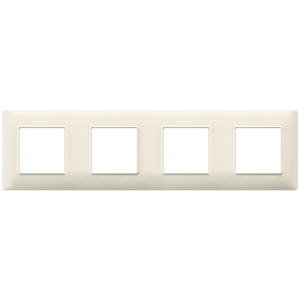 Cache-interrupteur mural beige 8M Plate 2+2+2+2 Int71, longueur 34 mm, hauteur 0,9 mm - Product Image 1