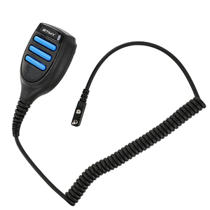 <b>MI</b>-99 Remote Speaker <b>Mic</b> 2 Pin Baofeng UV-5R UV-82 TK2000 Walkie Talkie Heavy Duty PTT Wire Microphone Kit - Product Image 1