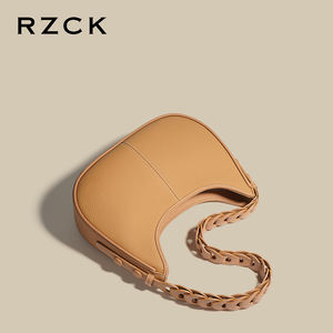 RZCK nouveautés sac à main demi-lune en cuir véritable populaire pour femmes sacs à bandoulière en cuir véritable pour dames de bonne qualité - Product Image 5