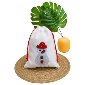 Bolsa de Regalo Navideña con Elementos Festivos, Adorable Bolsa para Dulces y Regalos de Navidad - Product Image 2