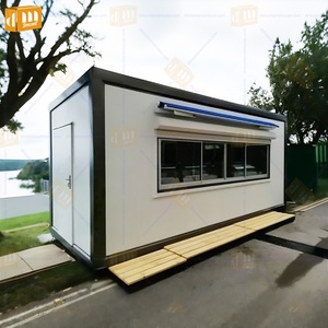 Portable Cafe Bar Shop Container Casas prefabricadas desmontables Flatpack 40Ft Prefabricado Home Modular Store Restaurante - Product Image 5