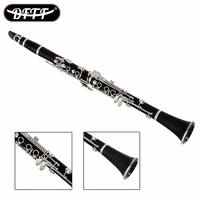 High Quality Silver Bb Clarinet B-Flat Woodwind Musical Instrument Wholesale Custom Logo for Student Beginner & Band