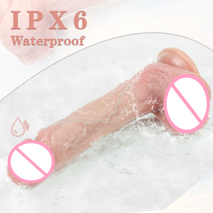 Männliches Organ Großer Realistischer Dildo - Silikon-Vibrator Erwachsenen-Spielzeug - Product Image 1