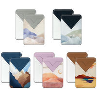 Dompet Kartu Bisnis Kulit Asli Gaya Fashion Grosir - Dompet Ponsel Cetak Laser DIY Stiker Kantong Kartu Kredit RFID