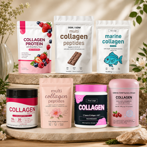Polvere di Proteine Multi-<span class=keywords><strong>Collagene</strong></span> OEM, Idrolizzato Tipo I, II, III, V, X con Biotina, <span class=keywords><strong>Collagene</strong></span> Senza Sapore per Donne e Uomini, Facile da Sciogliere, 1LB - Product Image 3