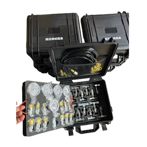 범용 디지털 압력 게이지 테스트 키트 측정 기기 유압 압력 테스트 도구 - Product Image 1