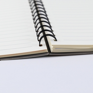 A5 B5 Custom Spiral <strong>Notebook</strong> 150 Pages 80gsm <strong>Paper</strong> <strong>with</strong> 0.8mm Recyclable PP Cover <strong>Index</strong> Tabs and Open Flat Design - Product Image 5