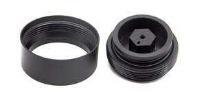 خدمة تصنيع بالتحكم الرقمي بالحاسوب للأجزاء المصنوعة من ديلرين وبولي أوكسي ميثيلين وتي إف تي إي وبي إم إم إيه وبي إي إي كيه وبي في سي وبي سي وإتش دي إي إي باللون الأسود - Product Image 3