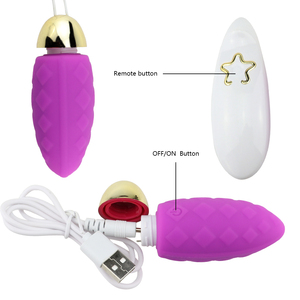 <b>Remote</b> Wireless Silicone <b>Vibrating</b> Egg Adult <b>Vibrator</b> for Women - Product Image 2