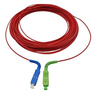 Cordon de raccordement fibre de haute qualité SC Flexible/<span class=keywords><strong>APC</strong></span> à SC Flexible/UPC BI G.657.A.1 Câble fibre <span class=keywords><strong>rouge</strong></span> PVC 9/125 monomode Simplex 2mm - Product Image 5
