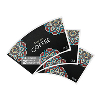 Gobelets en papier jetables écologiques de qualité alimentaire imperméables à une face, revêtus de PE, 135-350 g/m², pour café, thé, bière, boissons