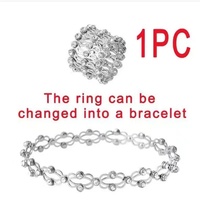 Neues Sterlingsilber S925 Herr der Ringe Ausziehbarer Ringarmreif mit Dual-Use-Design als Geburtstagsgeschenk für die Freundin