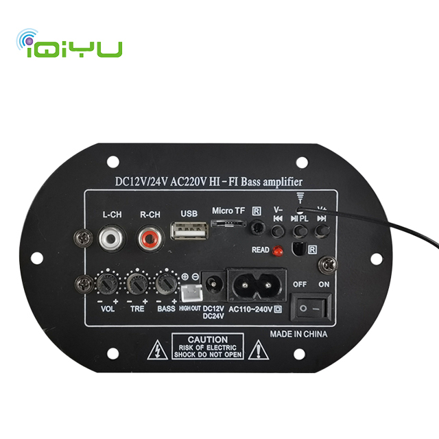T9 25W 2009IC HiFi Bass Analog Amplifier Board USB TF Remote Control Car Audio