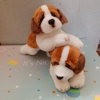 Peluche de simulation haut de gamme pour chien : Maltys, Bichon, Labrador, Mastiff Tibétain – Doudou lavable – Cadeau d'anniversaire idéal