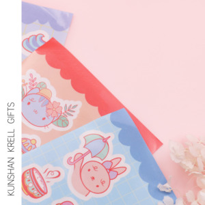Tùy Chỉnh Tay Tài Khoản In Vòng Trong Suốt Rose Gold Sticker Logo Nhãn Tự Dính PP Rose Gold Foil Sticker - Product Image 4