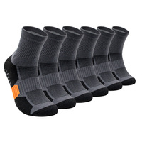 Logo personnalisé Chaussettes d'athlétisme de course à coussin de compression Elite Training Gym pour hommes