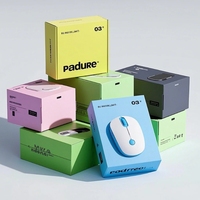 Boîte d'emballage pour souris d'ordinateur en gros d'usine, impression de boîtes pour souris optique de jeu vidéo, boîte en papier pour souris et clavier