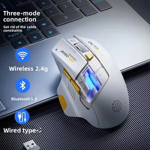 <span class=keywords><strong>Ratón</strong></span> para Juegos <span class=keywords><strong>Inphic</strong></span> A9 Ergonómico de 12800DPI Recargable <span class=keywords><strong>Inalámbrico</strong></span> BT 2.4G para Mac, Windows, Laptop, Tablet, Computadora, Hogar, Trabajo y Juegos - Product Image 3