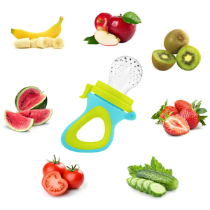 Stocks d'usine, sucettes pour bébés en silicone de qualité alimentaire, ensembles de sucettes pour bébés, <span class=keywords><strong>biberon</strong></span> à presser en silicone avec cuillère pour enfants - Product Image 5