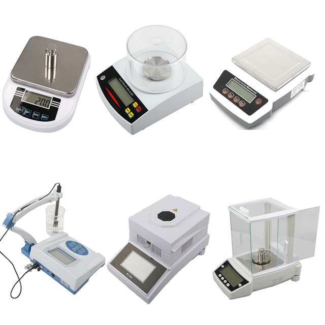 LED Liquid Crystal Laboratory PH Tester, Precision Moisture Instrument, Portable Electronic Balance