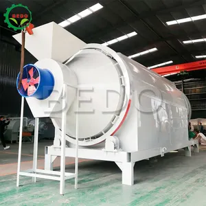 Factory Supply Mining Rotary Dryer Machine For Wood Rotary Dryer 1.2x8m Sand Dryer Equipment For Sale