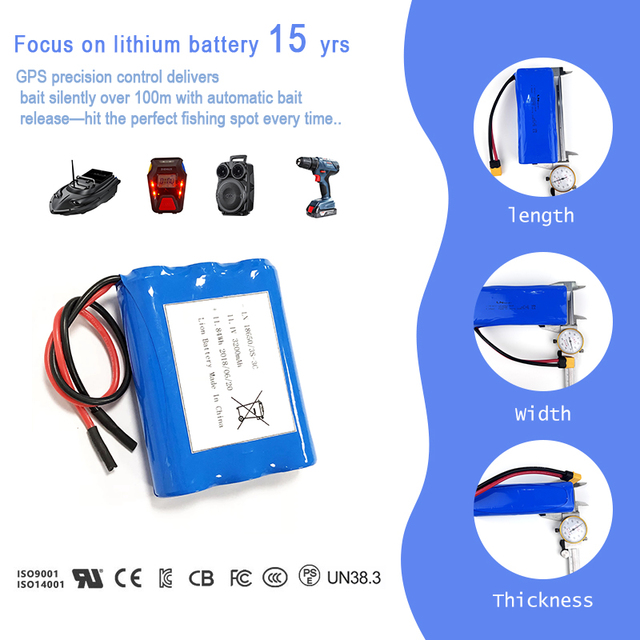 Cheapest 18650 Li Ion Battery 7.4V 2250Mah 3200Mah Model 24V 6S4P 18650-3S2P 3S3C Lithium Battery Pack