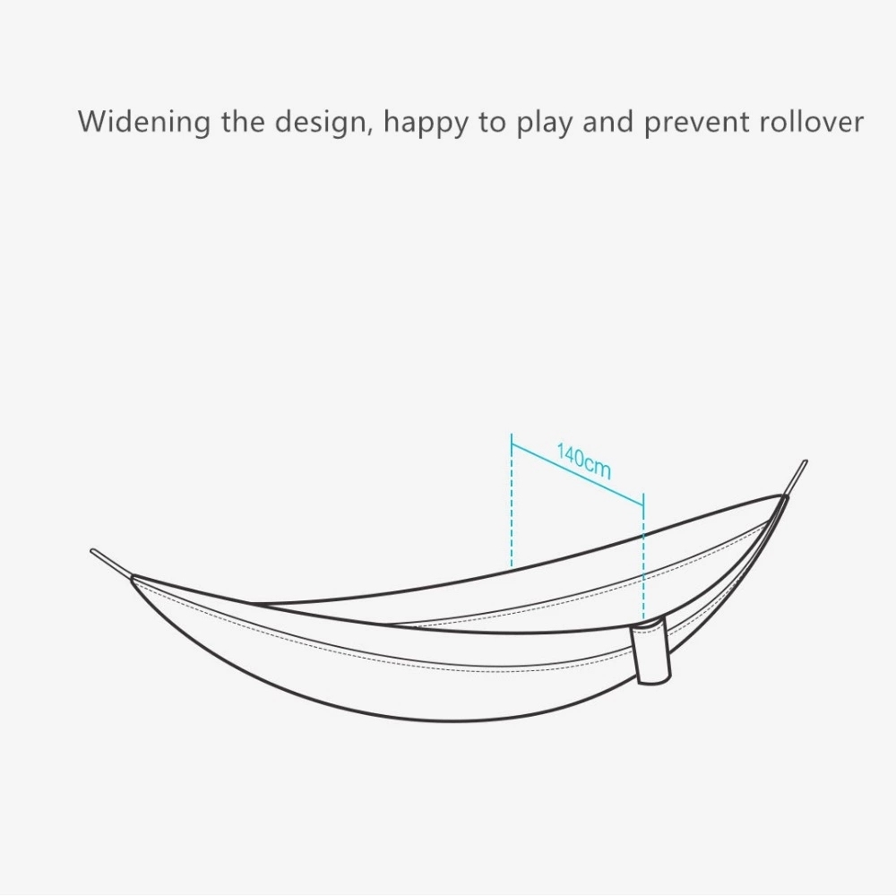 Original XIAOMI Zaofeng Hammock Swing Bed Mosquito Hammocks Max Load 300KG for Outdoor Camping Swings